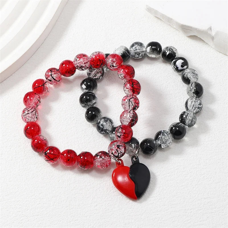 Romantic Magnetic Couple Chain Bracelets 1