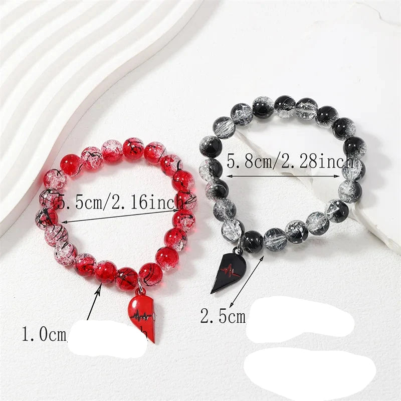 Romantic Magnetic Couple Chain Bracelets 5