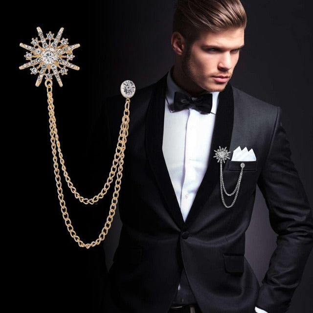Sun Costume Brooch