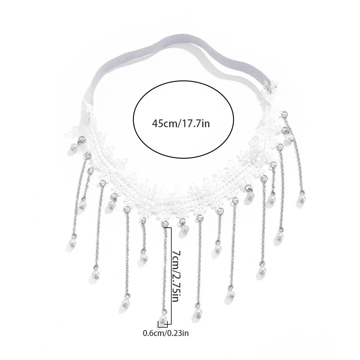 White Thigh Chain - Body Jewelry Thigh Leg Jewelry for Women