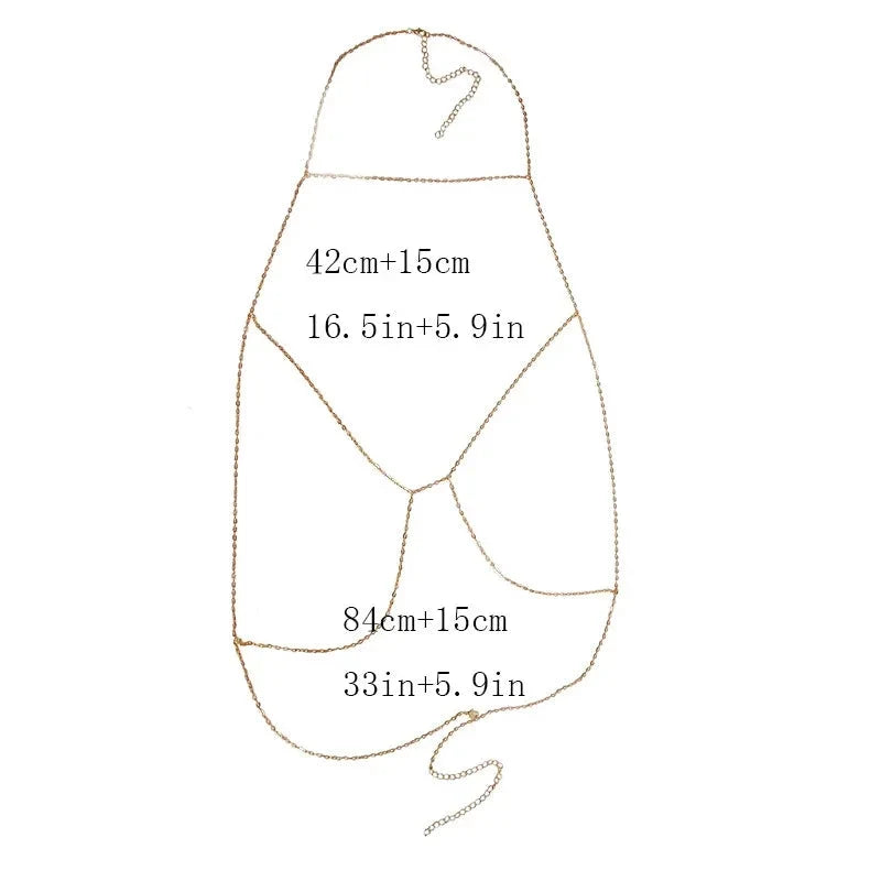 Women's Décolleté Chain Chest Necklace