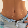 Gold Beaded Belly Chain for Women