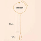 Chaîne Main & Doigt Bracelet de Main Bijou Femme