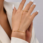 Chaîne Main & Doigt Bracelet de Main Bijou Femme
