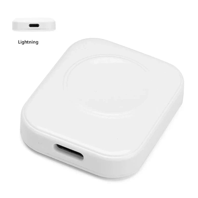 Portable Wireless Apple Watch Charger white