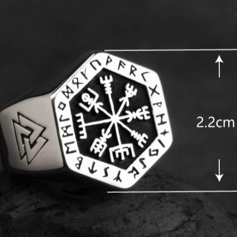 Печатка Viking кольцо из серебра для мужчин