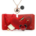 Coffret Amour Éternel avec Rose et Collier