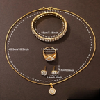 Coffret de 5 Bijoux Strass