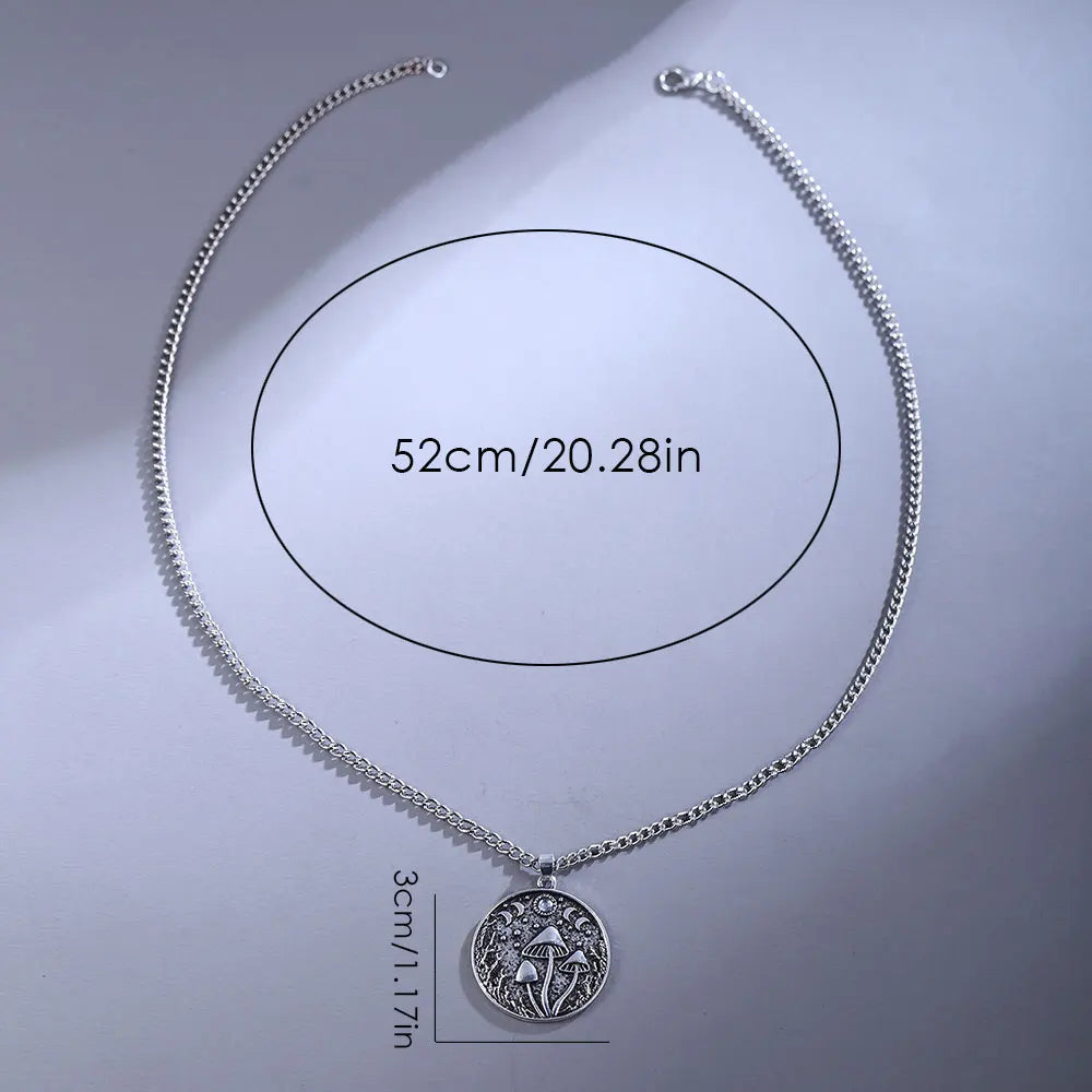 Collier Avec Pendentif Champignons