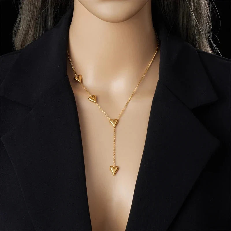 Heart Pendant Necklace for Women