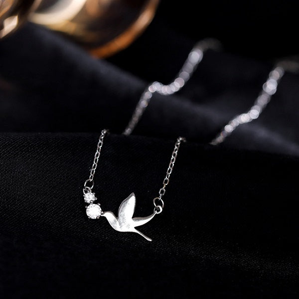 Necklace with Dove Pendant