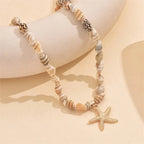 Collier avec Pendentif Coquillage Etoile de Mer