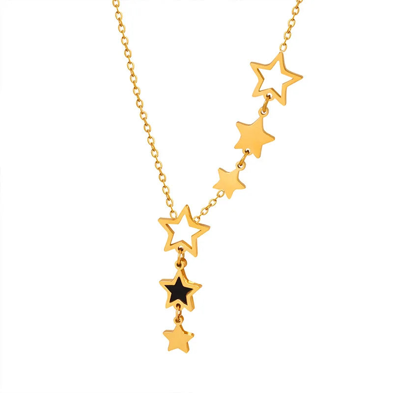 Collier avec Pendentif Etoile Astres