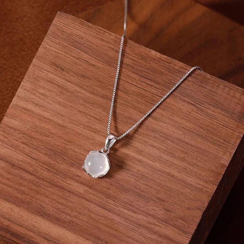 Moonstone Fertility Pendant Necklace for Women