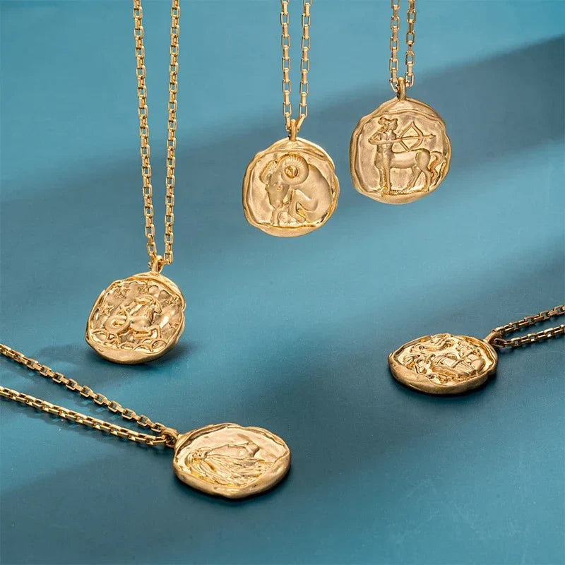 Collier avec Pendentif Signe du Zodiaque