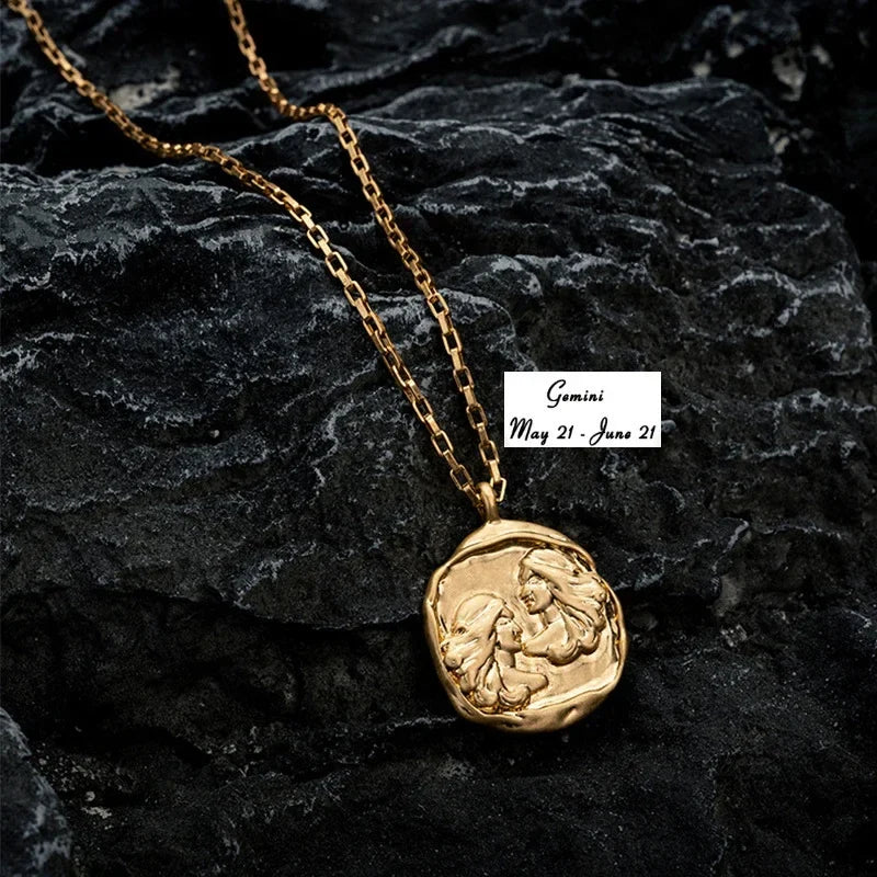 Collier avec Pendentif Signe du Zodiaque