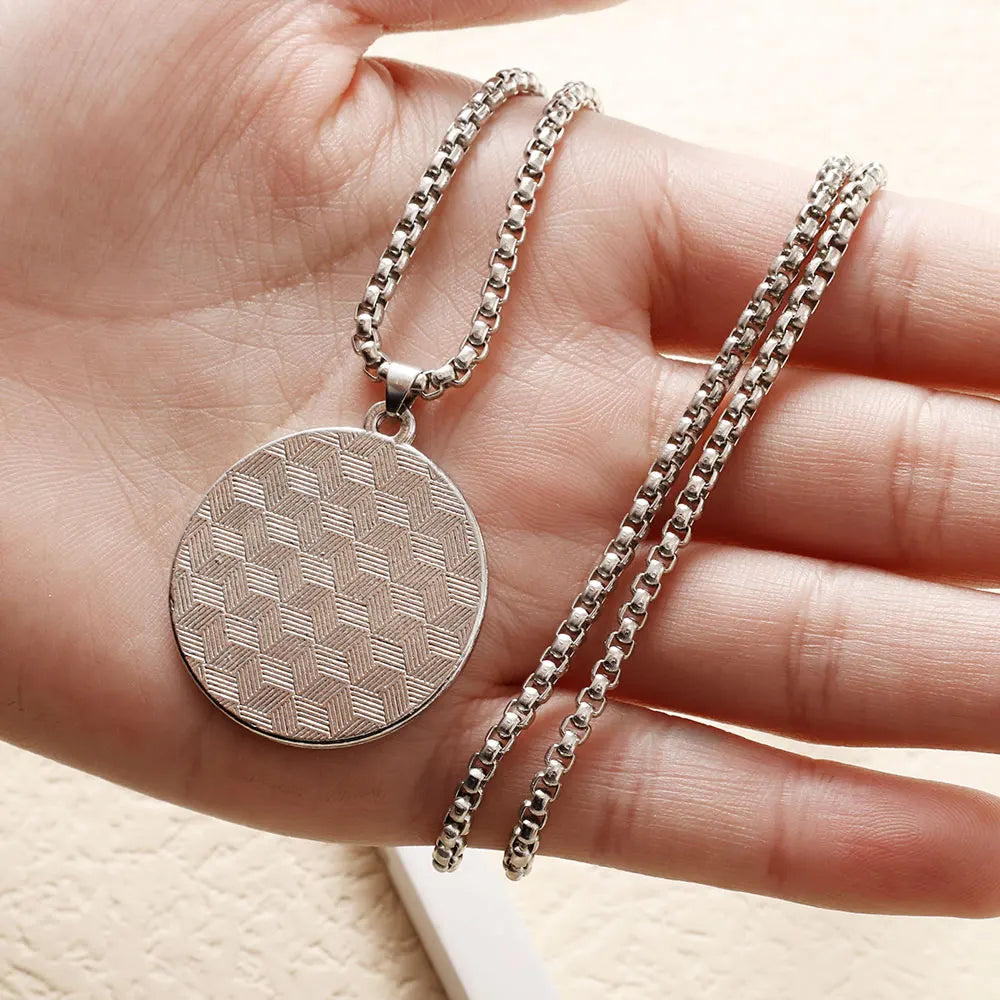 Yin Yang Black and White Pendant Necklace