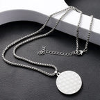 Yin Yang Black and White Pendant Necklace