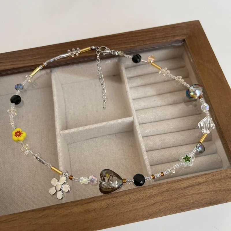 Flower Pendant Necklace for Women