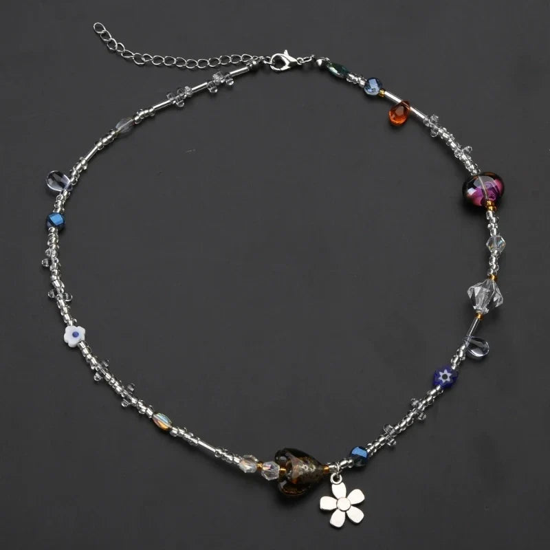 Flower Pendant Necklace for Women