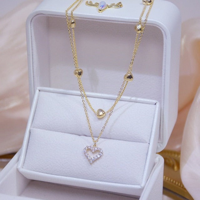 Gold Heart Necklace