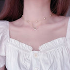 Gold Heart Necklace 
