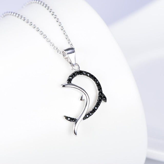 Колье Dauphin из серебра