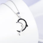 Колье Dauphin из серебра
