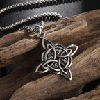 Witch’s Knot Protection Necklace Wiccan Pendant