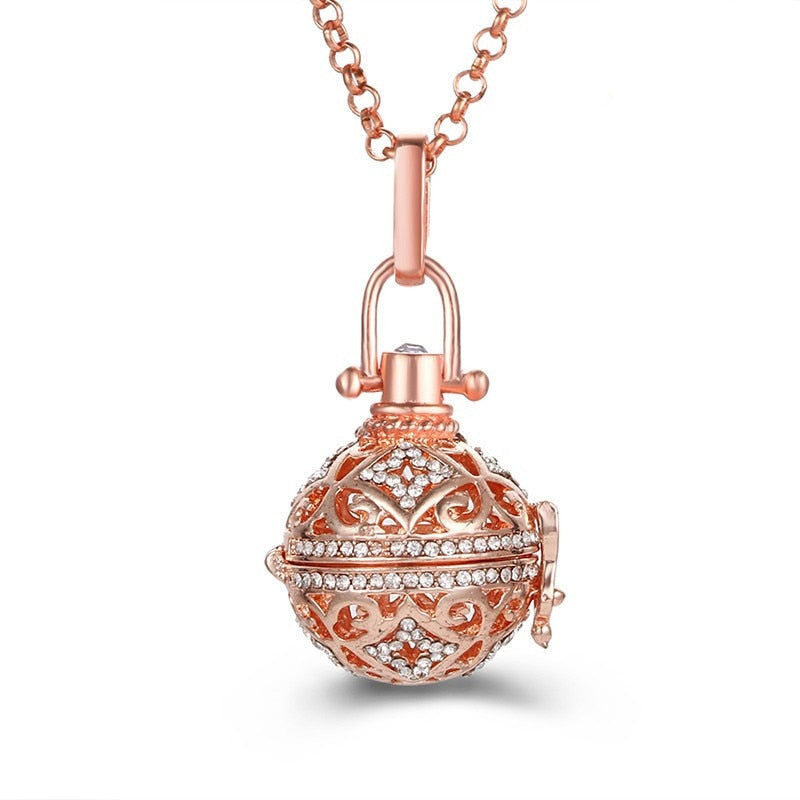 Collier Femme Enceinte Bola de Grossesse avec Pendentif  Creux