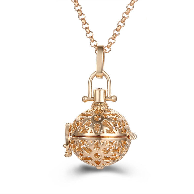 Collier Femme Enceinte Bola de Grossesse avec Pendentif  Creux