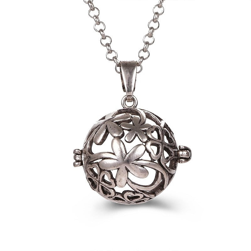 Collier Femme Enceinte Bola de Grossesse avec Pendentif  Creux