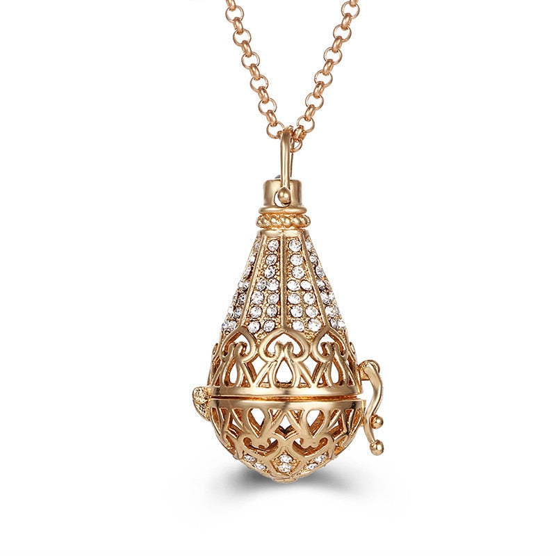 Collier Femme Enceinte Bola de Grossesse avec Pendentif  Creux