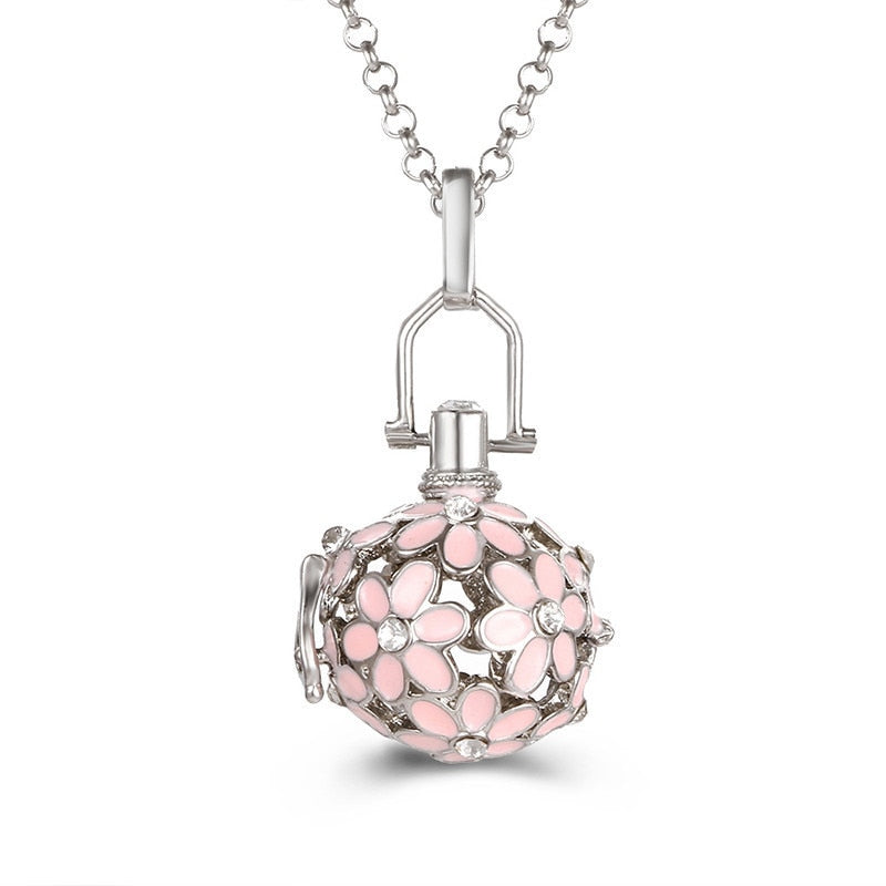 Collier Femme Enceinte Bola de Grossesse avec Pendentif  Creux