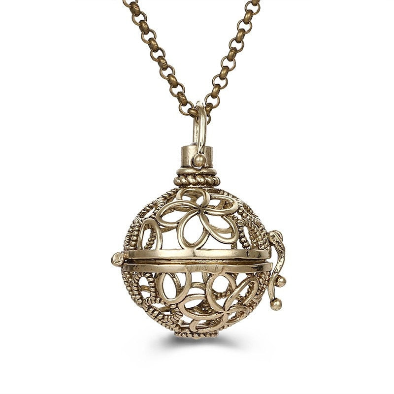 Collier Femme Enceinte Bola de Grossesse avec Pendentif  Creux
