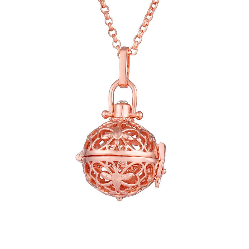 Collier Femme Enceinte Bola de Grossesse avec Pendentif  Creux