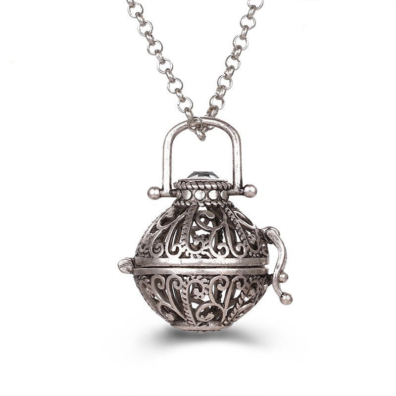 Collier Femme Enceinte Bola de Grossesse avec Pendentif  Creux