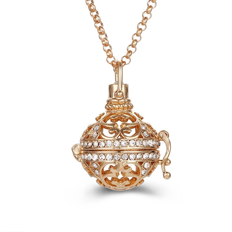 Collier Femme Enceinte Bola de Grossesse avec Pendentif  Creux
