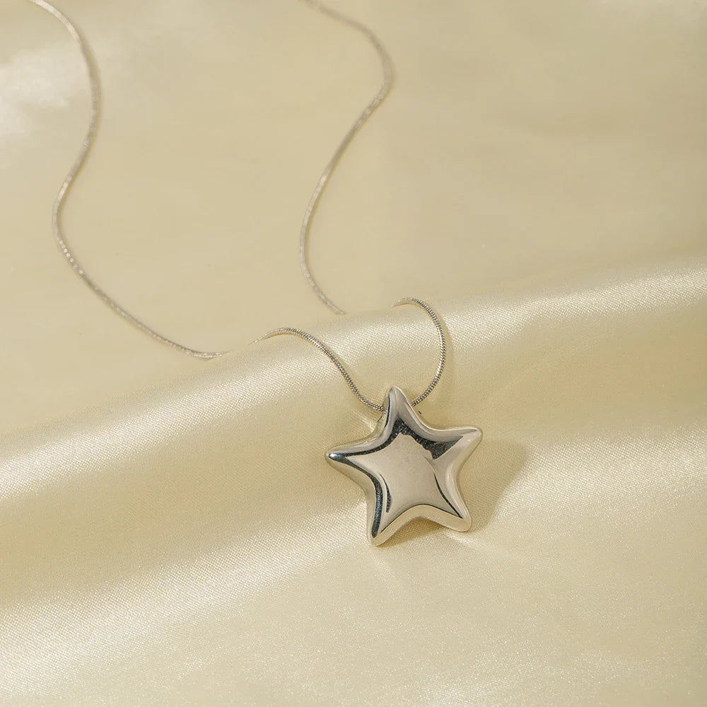 Collier Femme Pendentif Etoile argent