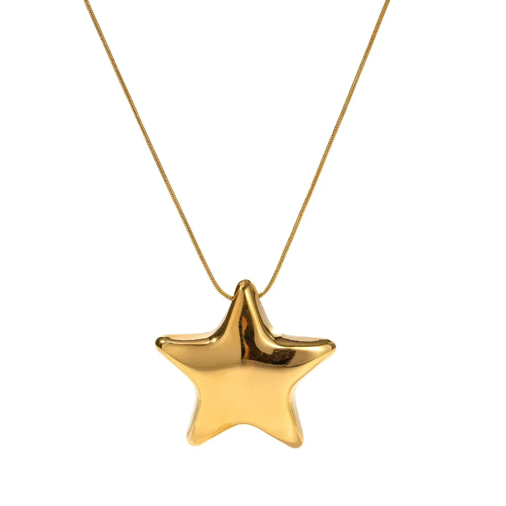 Collier Femme Pendentif Etoile or