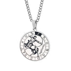 Collier Horoscope Pendentif Constellations du Zodiaque Argent sagittaire