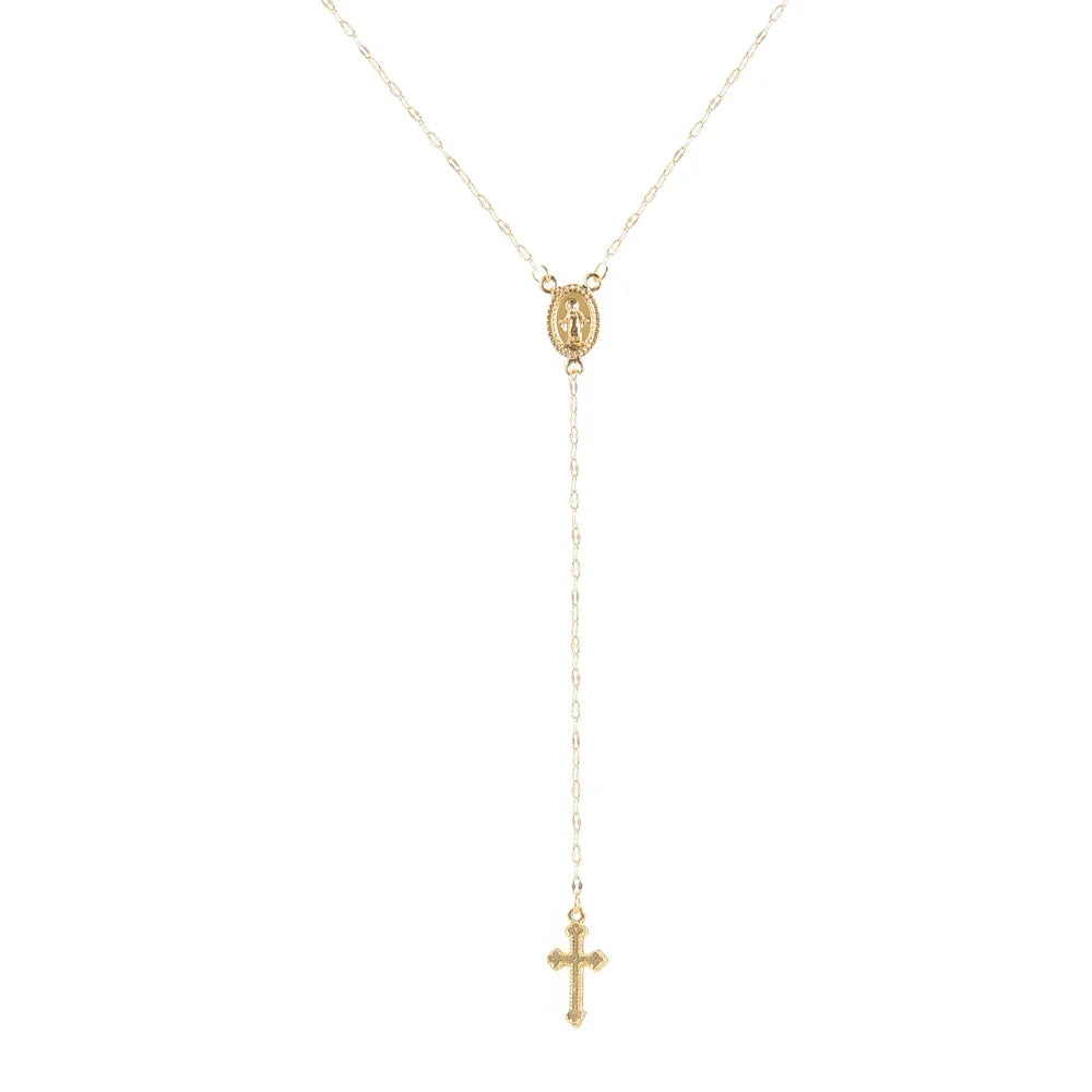 Women's Cross Necklace & Locket