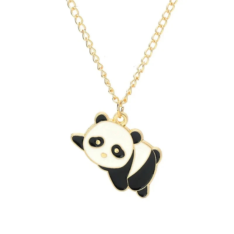 Panda Necklace in Gold B