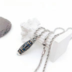 Patterned Rotating Anti-Stress Pendant Necklace