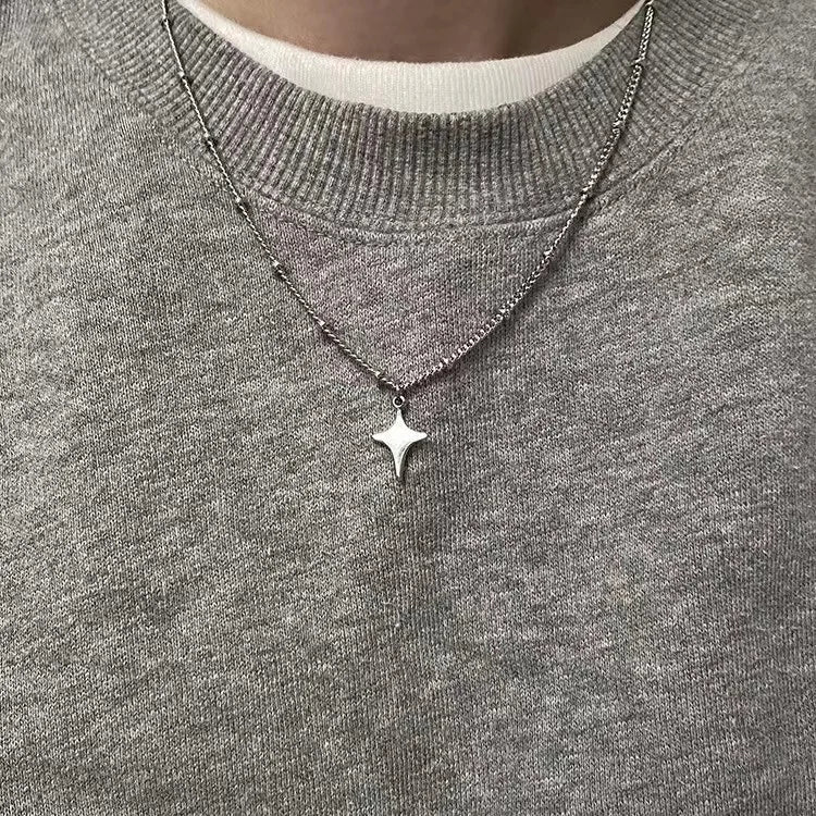Collier Pendentif Etoile pour Homme 1
