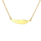 Collier Pendentif Fine Plume style b or