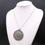 Dawapara Flower of Life Mandala Pendant Necklace for Women