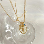 Collier Pendentif Fleur Signe du Zodiaque