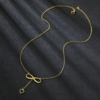 Collier Pendentif Infini et Coeur or