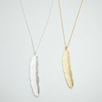 Women's Feather Pendant Necklace